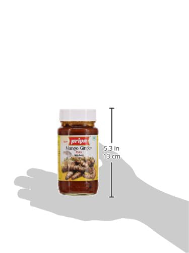 Priya Mango Ginger Pickle 300 gms - Indian Pickles