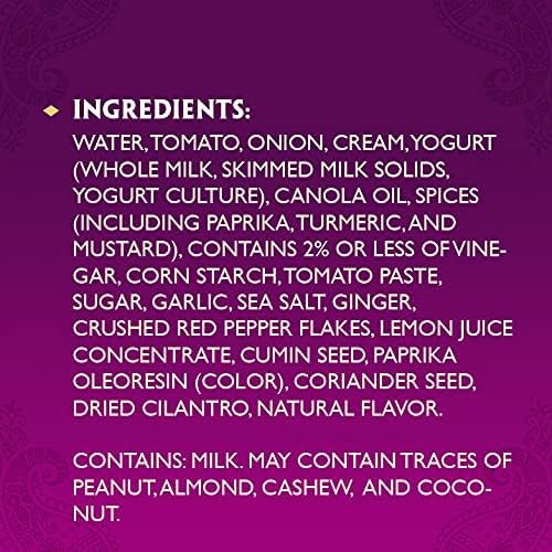 Patak's Spicy Tikka Masala Simmer Sauce - 15 Oz (Pack of 3) With Tomato, Onion, Cilantro, and Spices, No Artificial Flavors or Preservatives, Gluten Free, Vegetarian Friendly