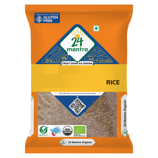 24 Mantra Organic Ponni Parboiled Rice 4 lbs