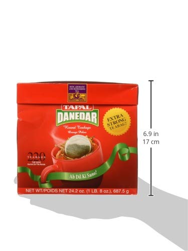 Tapal Danedar Black Tea 220 teabags - Food / Masala / Dal