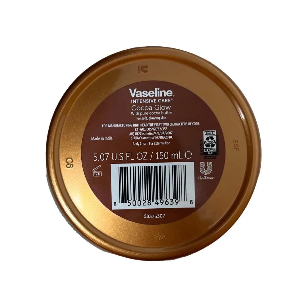 Vaseline Intensive Care Cocoa Glow Body Cream - 5.07 FL OZ