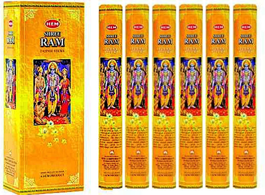 Hem Shree Ram 6 pks of 20 sticks