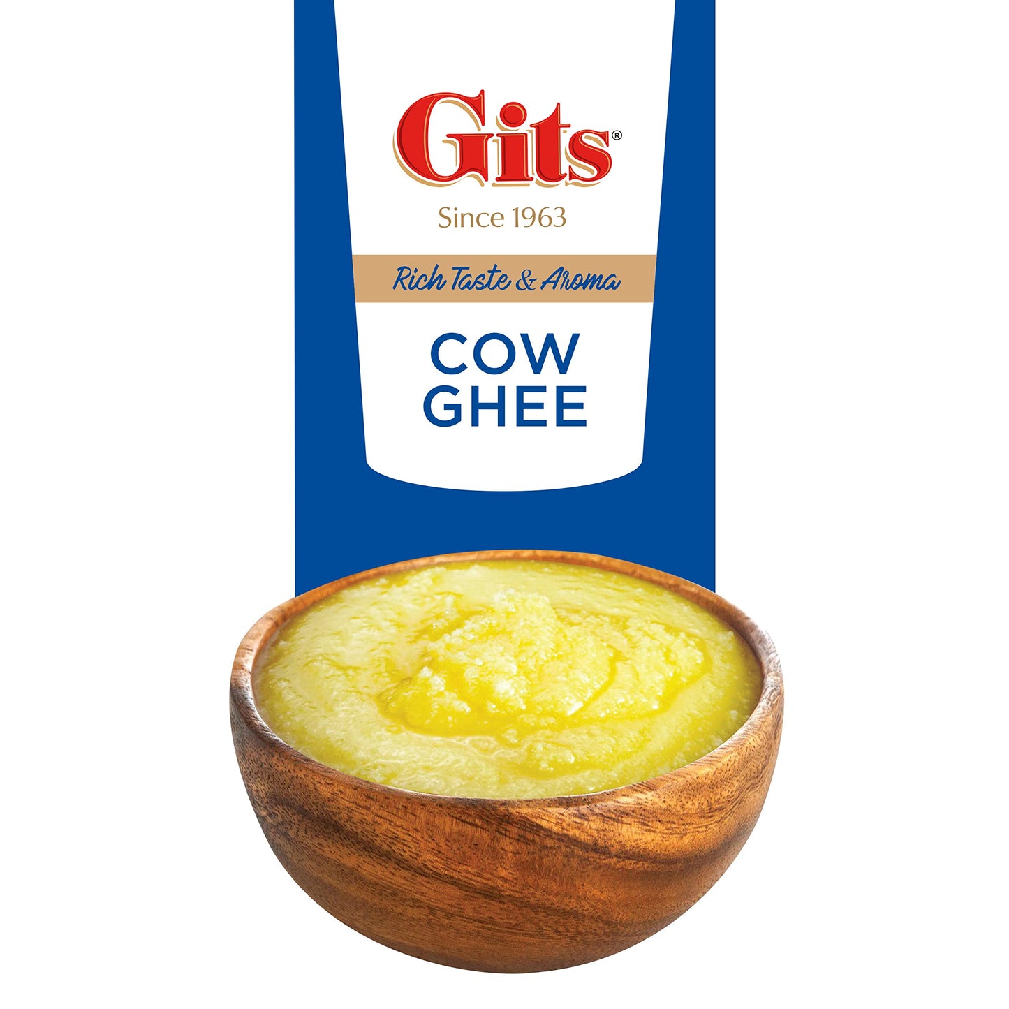 Gits Pure Cow Ghee Jar (2x1L Each)