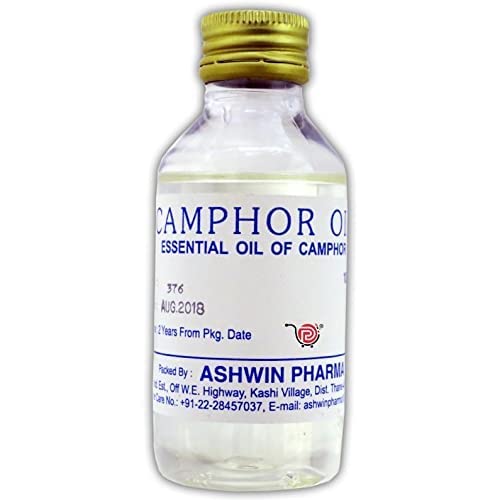 Pack Of 5 - Ashwin Camphor Essentail Oil - 100 Ml