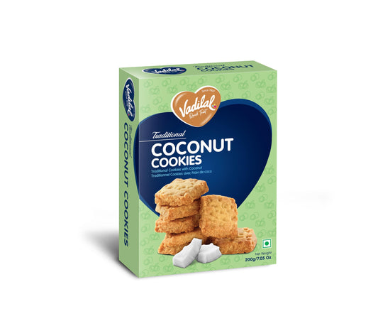 Vadilal Quick Treat Coconut Cookies 200 gm