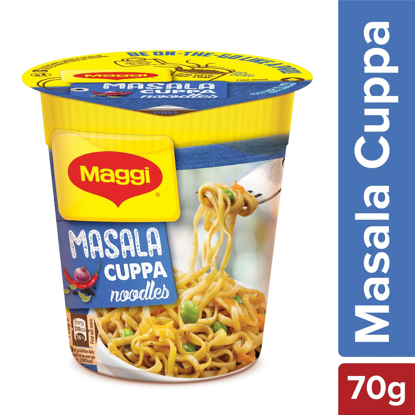 Maggi Masala Cuppa Noodles 70 gms - Vermicelli Noodles