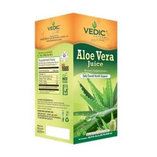 Vedic Aloe Vera Juice | Daily Overall Health Support 500ml