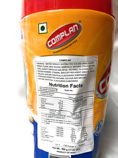 Complan for Growth Drink Mix (Milk Based) 500g Jar