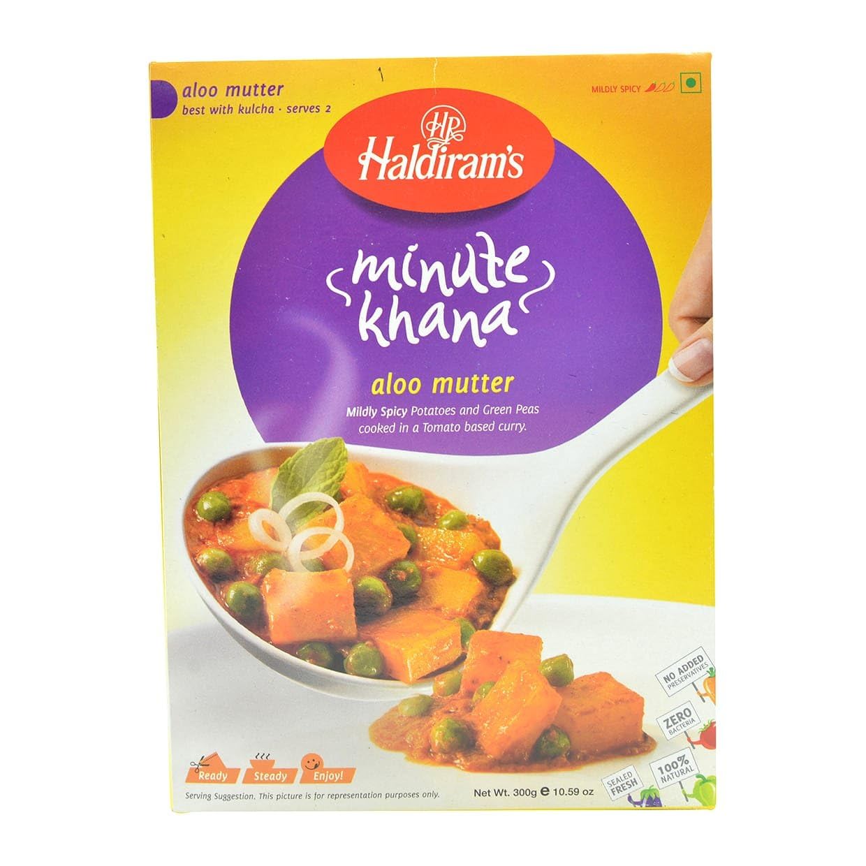 Haldiram's Minute Khana- Aloo Mutter 300 gms