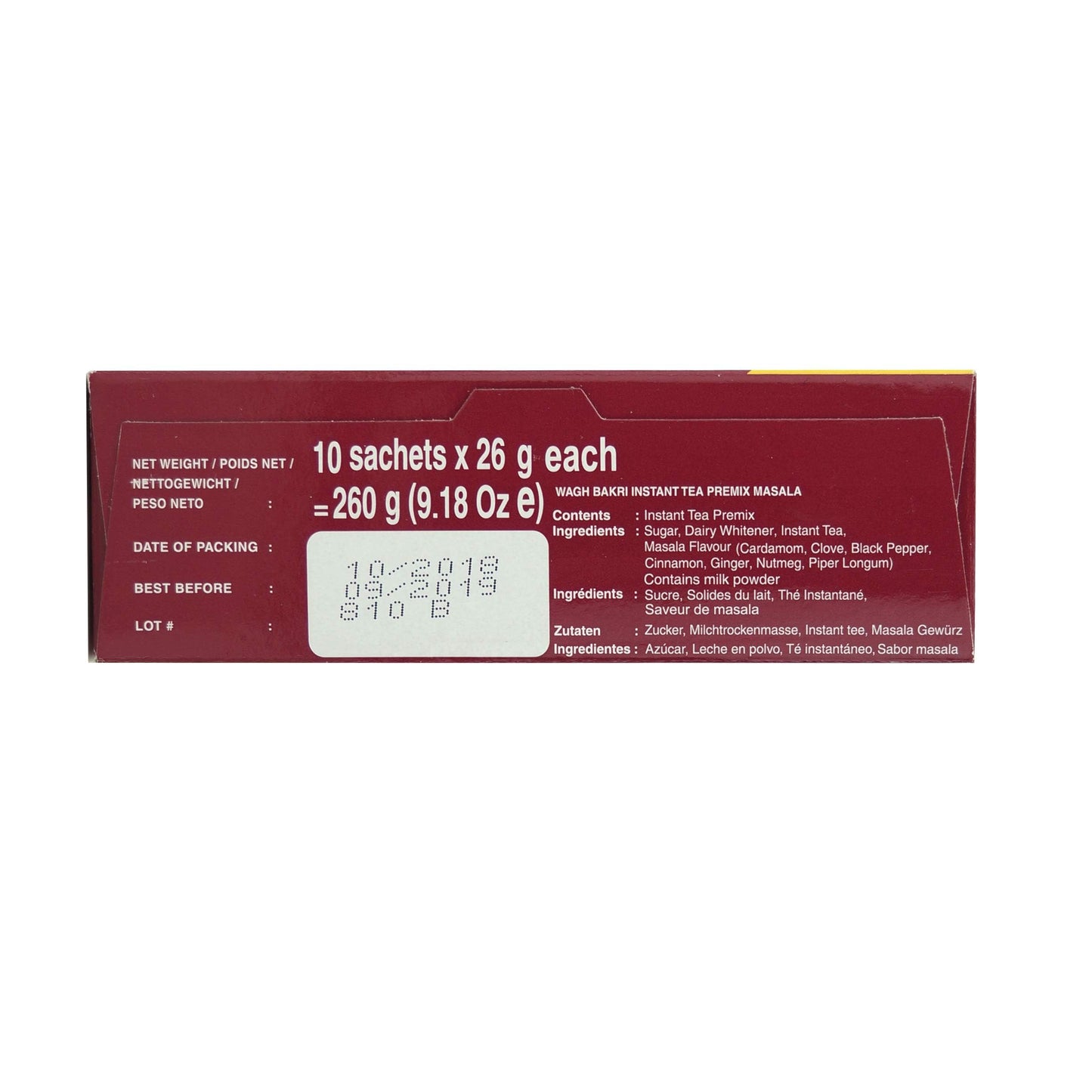 Wagh Bakri Instant Masala tea 3 in 1 12 sachets - Indian Tea