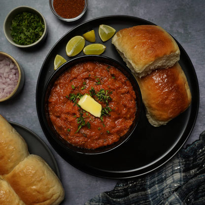 Ashoka Ready to Eat Indian Meals Since 1930, 100% Vegan Bombay Pav Bhaji, All-Natural Traditionally Cooked Indian Food, Plant-Based, Gluten-Free, and with No Preservatives, 10 Ounce (Pack of 5)