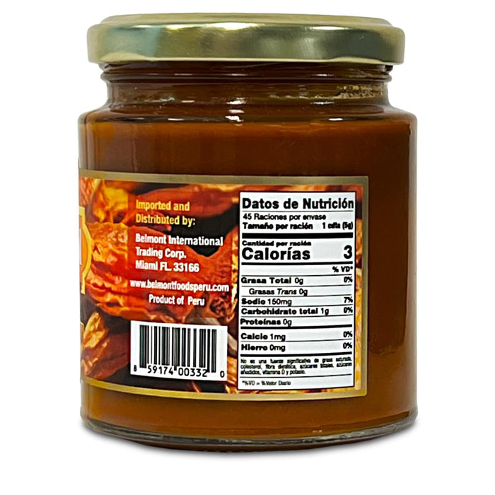 Belmont Pasta de Aji Mirasol Peruano 227 g | Mirasol Peruvian Pepper Paste 8 oz