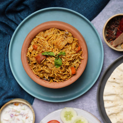 Ashoka Heat & Eat Rice 1932, Vegan Biryani Rice, All-Natural Instant Meals, Bombay Biryani, Portable Lunch, Great for Camping and Hiking, Gluten-Free & with No Preservatives, Pack of 1