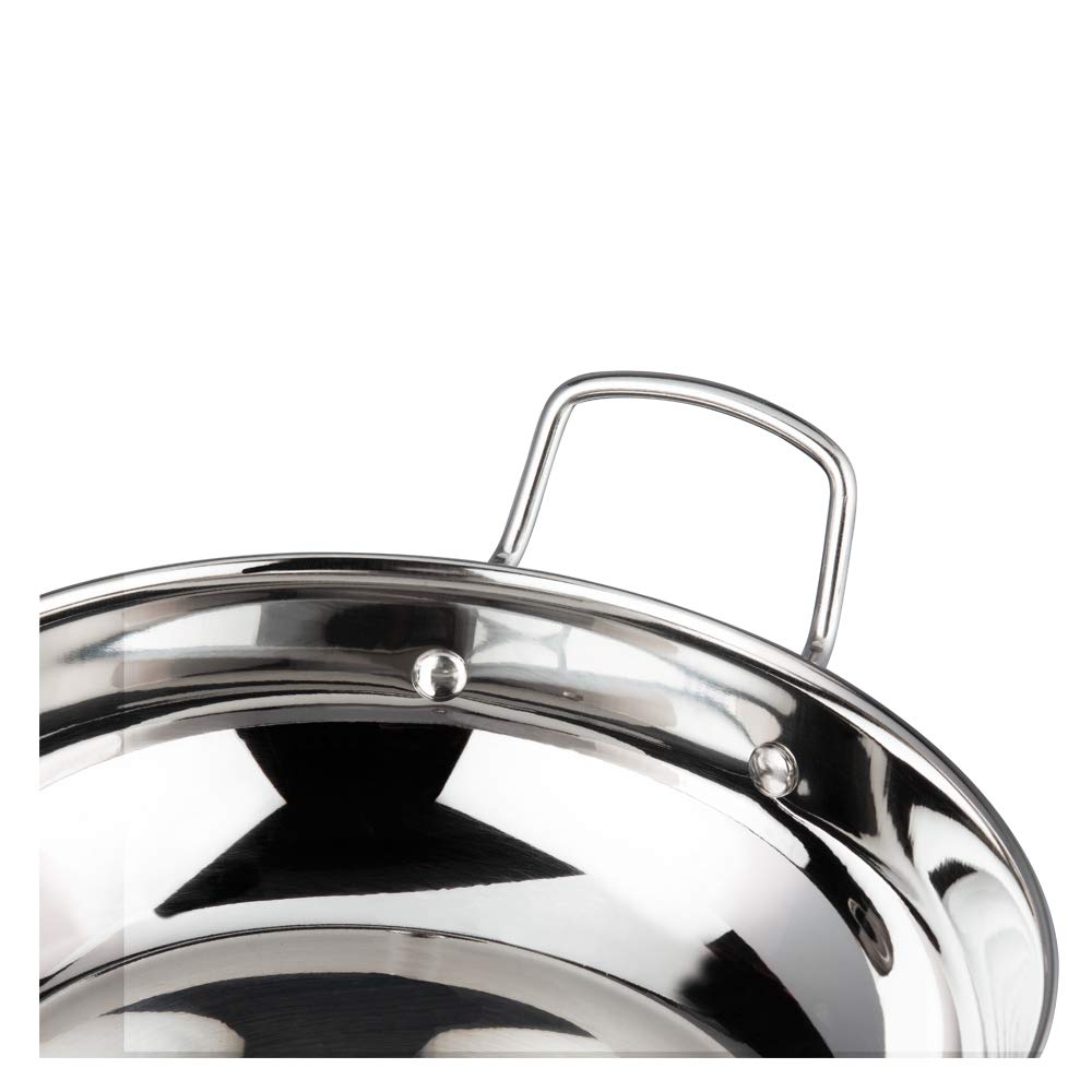 Vinod Kadai St. Steel with lid 26 cms  4 Litres