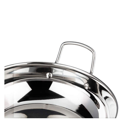 Vinod Kadai St. Steel with lid 26 cms 4 Litres