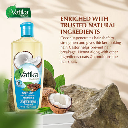 Dabur Vatika Naturals Coconut Enriched Hair Oil 300ml