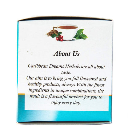 Caribbean Dreams Detox Tea, 20 Tea Bags, Herbal Cleansing Tea, All Natural, Caffeine Free (Pack of 3-60 tea bags) - Desintoxicacion Te De Hierbas Naturales