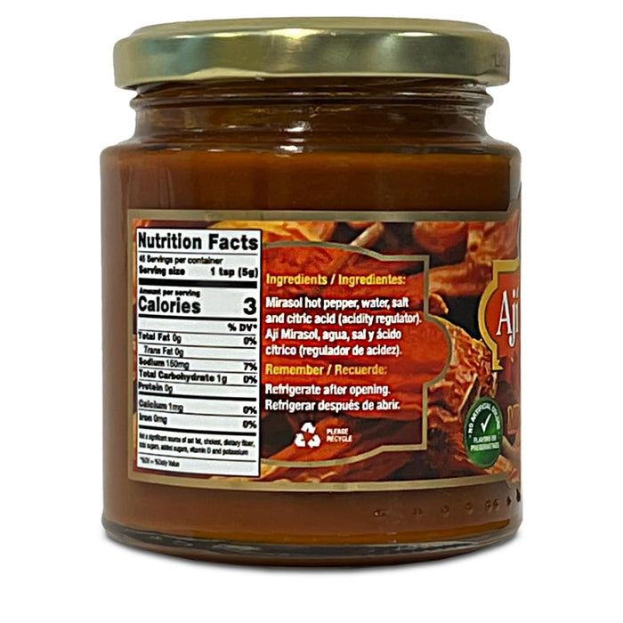 Belmont Pasta de Aji Mirasol Peruano 227 g | Mirasol Peruvian Pepper Paste 8 oz