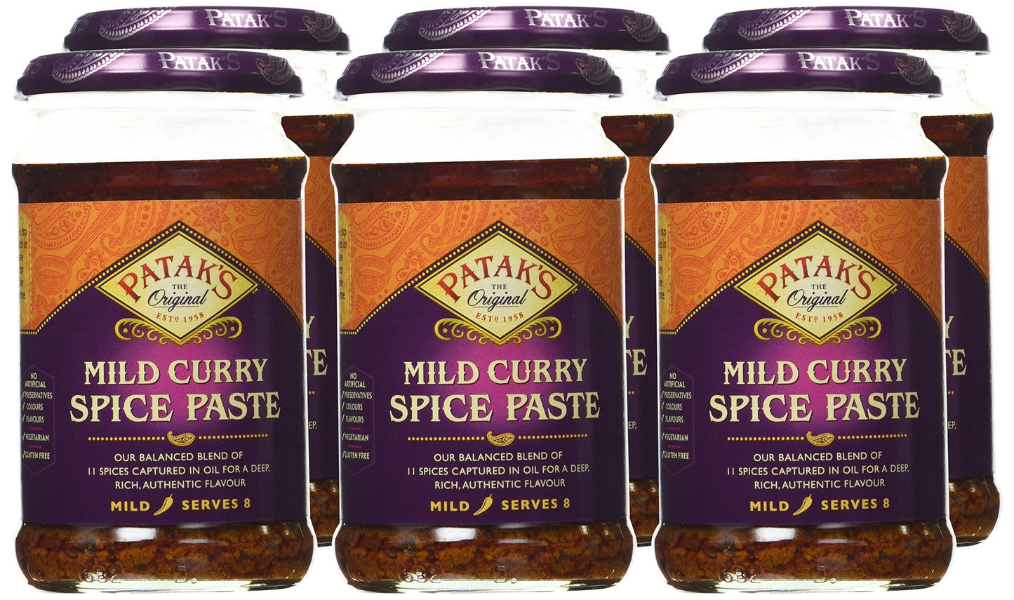 Patak's Curry Paste Mild, 10-Ounce Jars (Pack of 6)