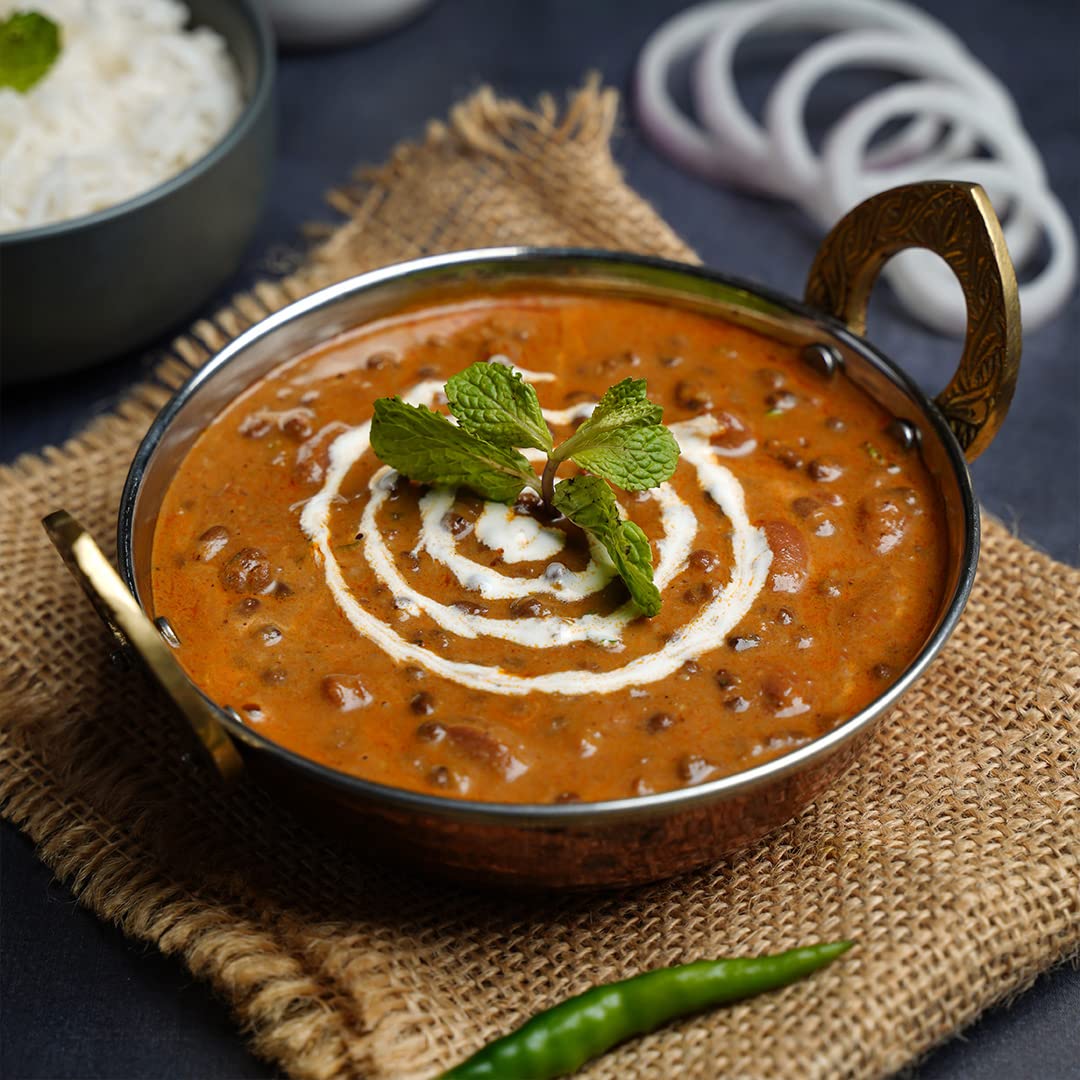 Ashoka Ready to Eat Indian Meals Since 1930, 100% Vegetarian Dal Makhani, All-Natural Traditionally Cooked Indian Food, Plant-Based, Gluten-Free and with No Preservatives, 10 Ounce