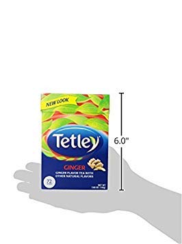 Tetley-Ginger flavour Tea 72 teabags