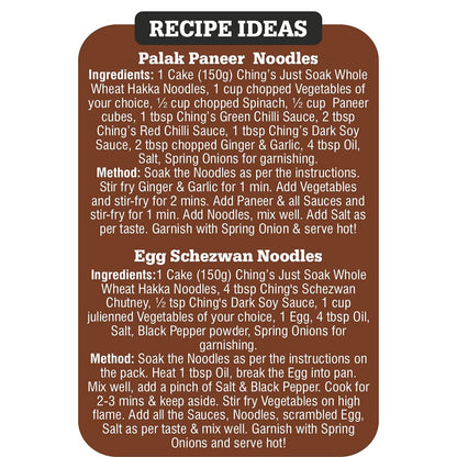 Ching'S Just Soak Whole Wheat Hakka Noodles 600 gm