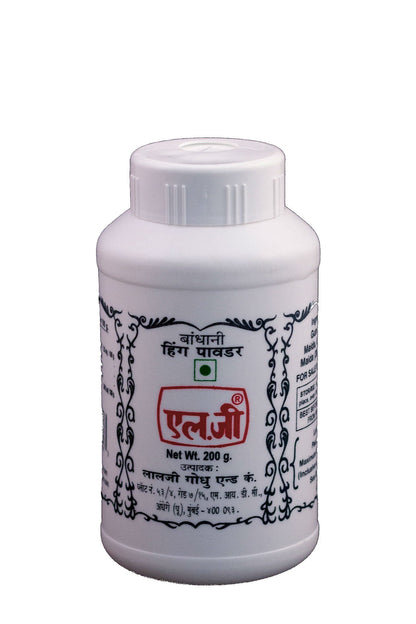 LG LALJEE GODHOO & CO. Compounded Asafoetida Powder 200GMS. (Pack of 2)