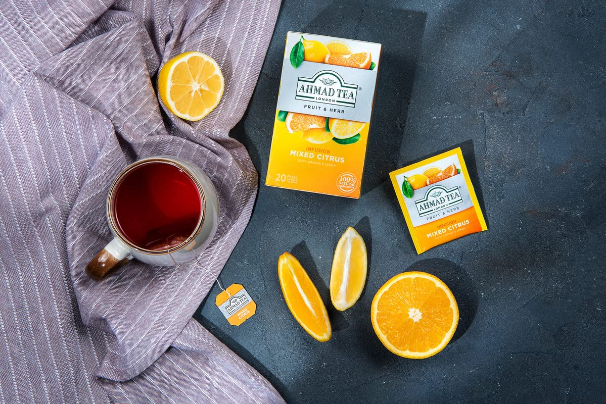 Ahmad Tea, Mixed Citrus, 20 Count (Pack of 6)