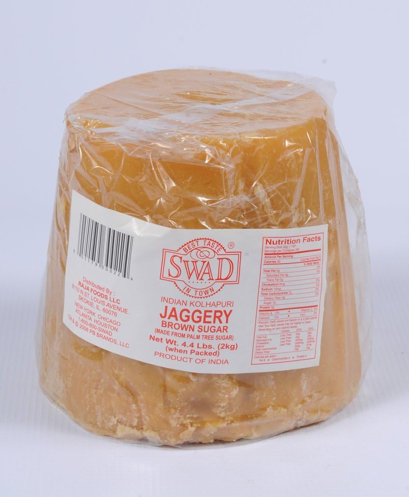Swad Indian Kolhapuri Jaggery (gur) 1 lb - Food / Masala / Dal