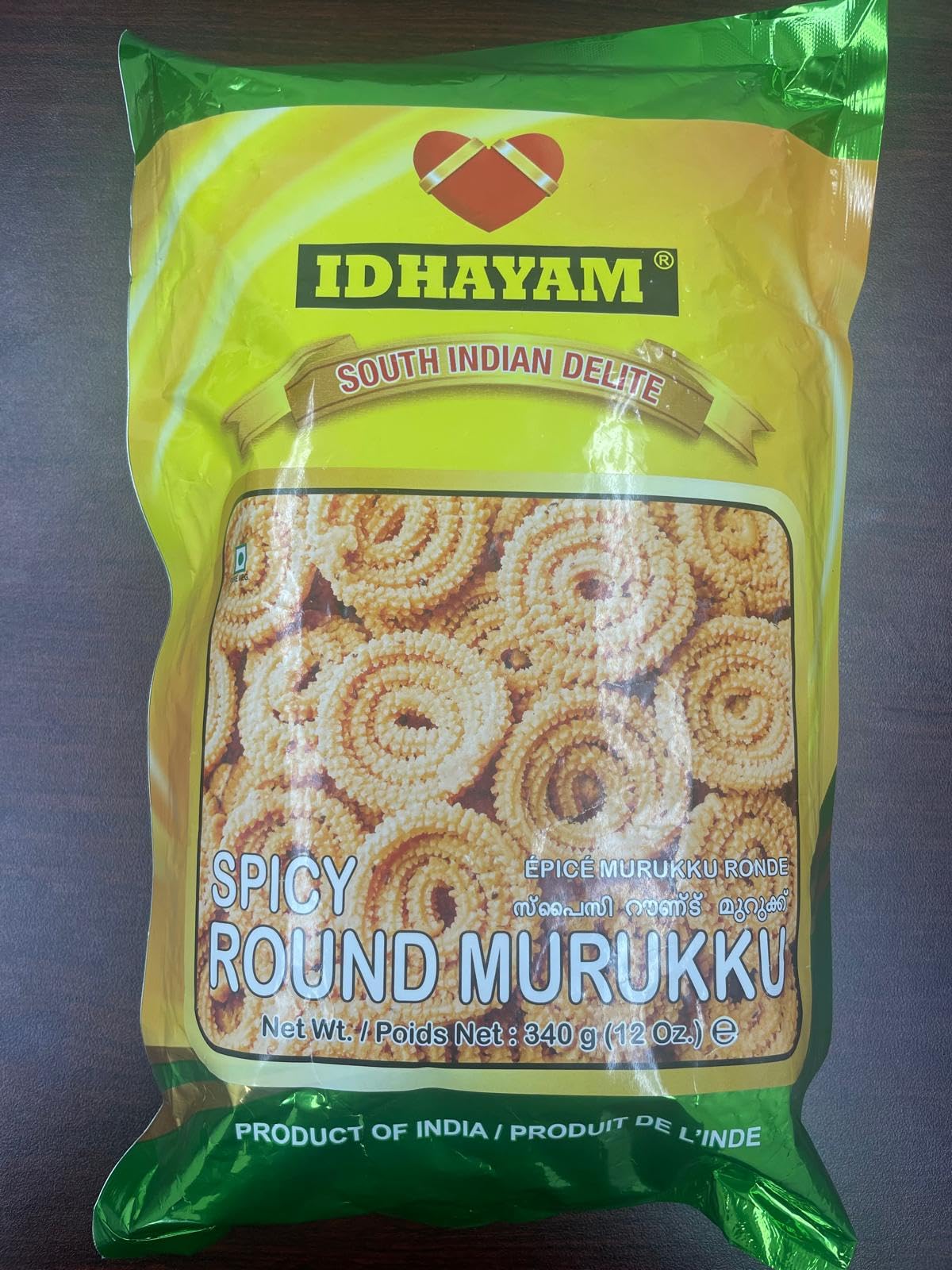 Idhayam Spicy Round Murukku 340 gm