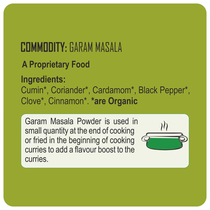 USDA Organic Garam Masala (50 g)