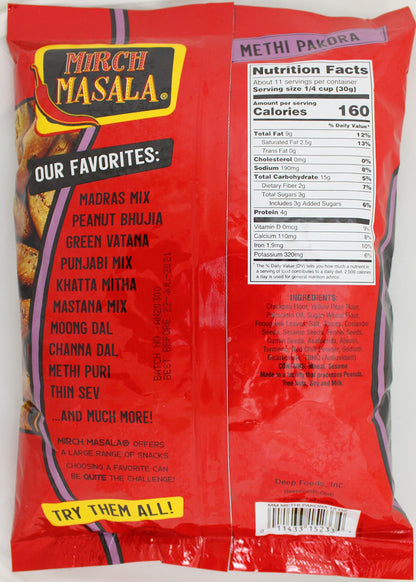MM Methi Pakora 340 gms - Indian Snack
