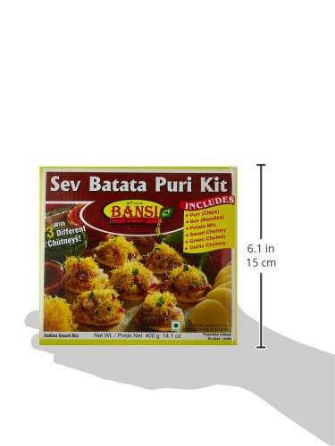 Bansi, Sev Batata Puri Kit, 400 Grams(gm)