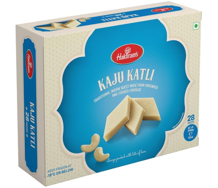 Haldiram's Kaju Katli 340grams | Premium Indian Sweets Brand | Fresh Stock