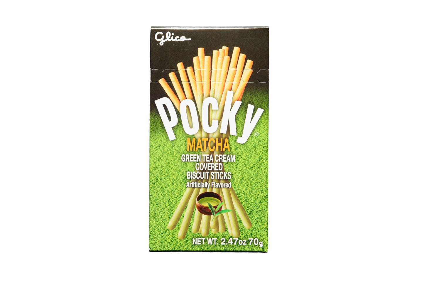 Pocky Biscuit Stick, Matcha Green Tea, 2.47 Ounce (Pack of 10)