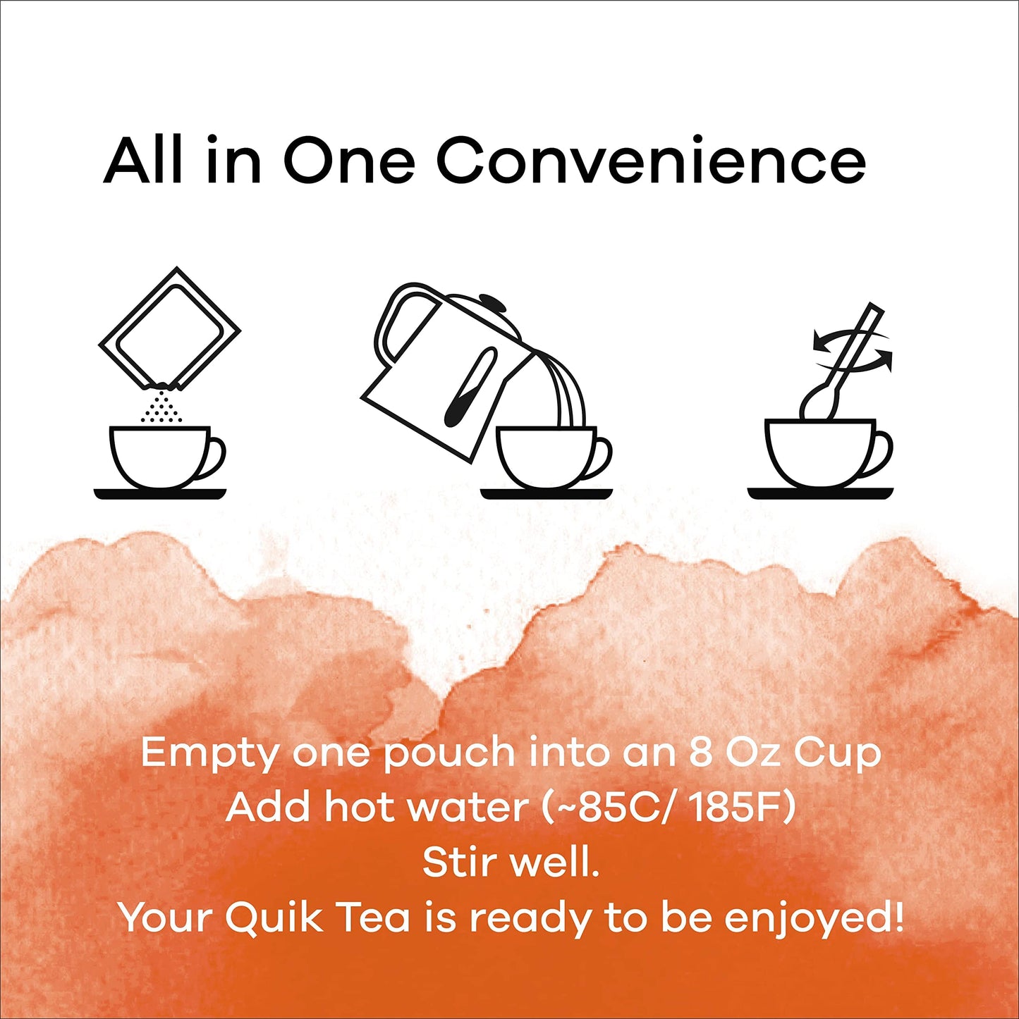 Quik Cafe Turmeric Ginger Instant Coffee Latte - 10 Count Single Box - All Natural Superfood Golden Coffee