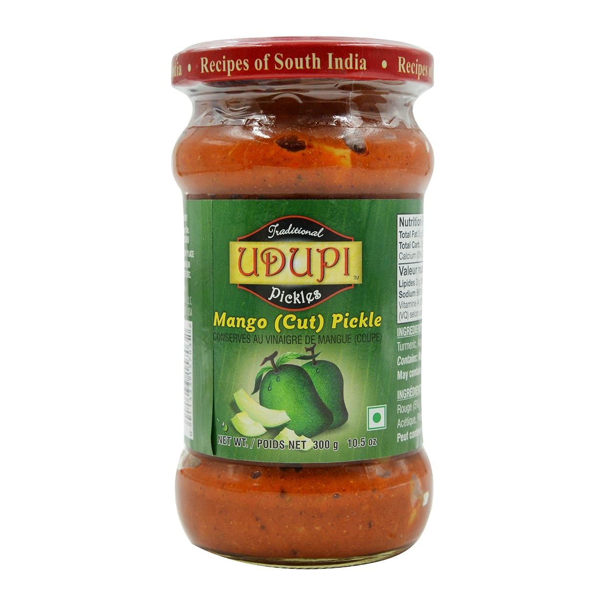 Udupi, Mango Cut Pickle, 300 Grams(gm)