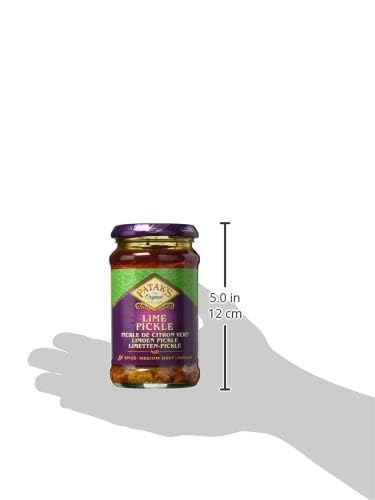 Patak's Lime Pickle Medium 10 oz - Pickles & Paste