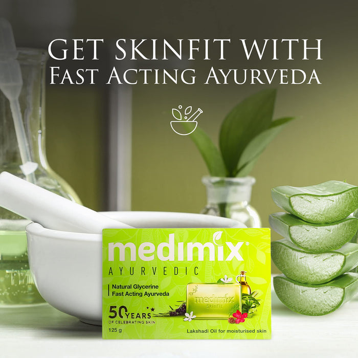 Medimix Ayurvedic Glycerine Soap, 3x125g