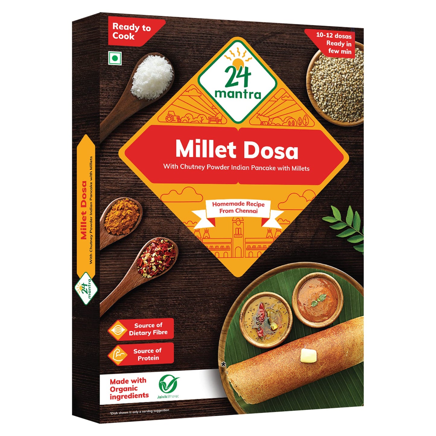24 Mantra Millet Dosa - 216 Gm