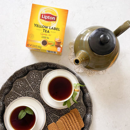 Lipton Yellow label loose tea 450 gms - Indian Tea