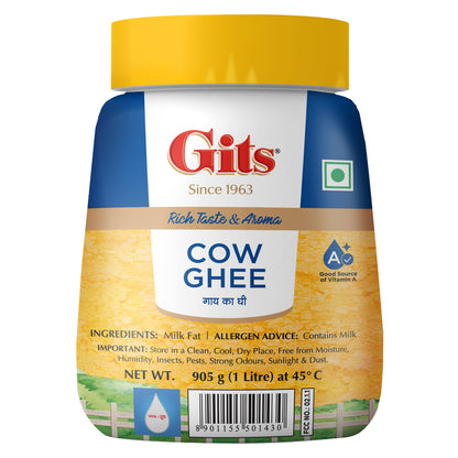 Gits Pure Cow Ghee Jar (2x1L Each)