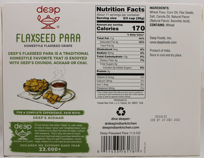 Flax Seeds Para 11.5 Oz