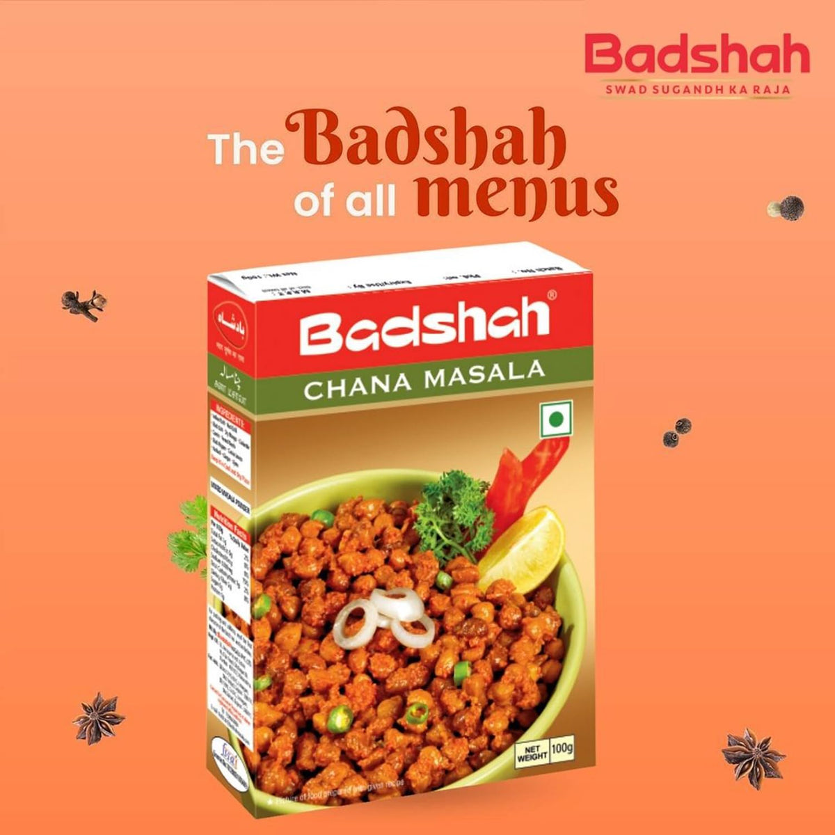 Badshah Masala, Chana, 3.5-Ounce Box (Pack of 12)