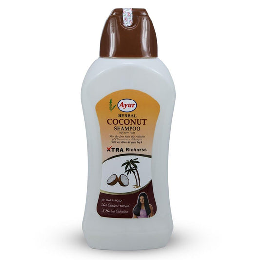 Ayur Herbal Coconut Shampoo, For Dry Hair, Xtra Richness 500ml