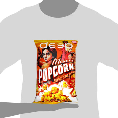 Deep Masala Popcorn - Home style Indian Namkeen - Ready to Eat Snacks, 5 oz