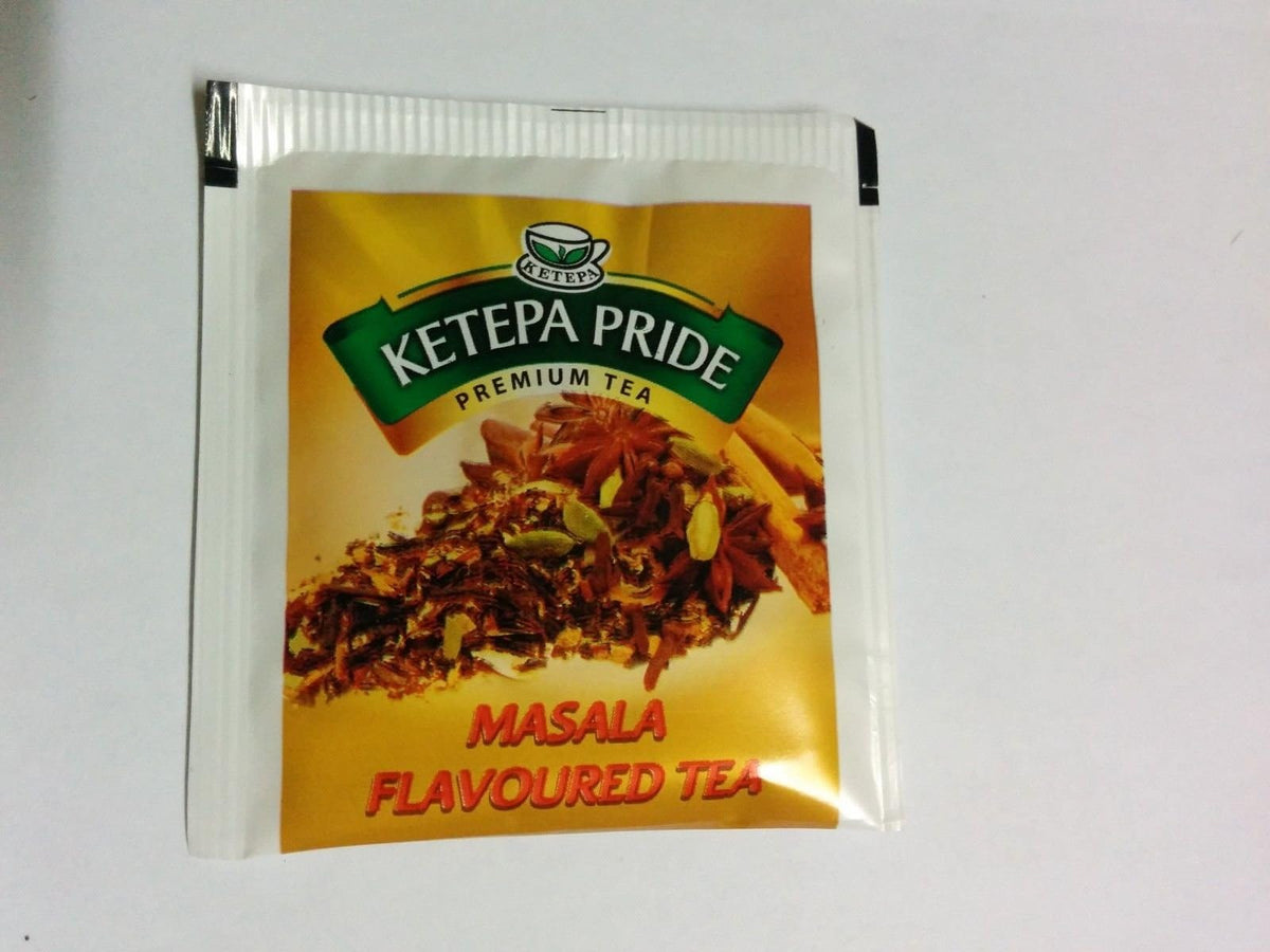Kenyan Ketepa Pride Masala Flavoured Enveloped Tea Bags 25 sachets (Kenya)