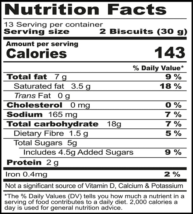 BRITANNIA Digestive Original Biscuits 14.11oz (400g) - Whole Wheat Flavor Cookies - Breakfast & Tea Time Healthy Snacks - Suitable for Vegetarians (Pack of 6)