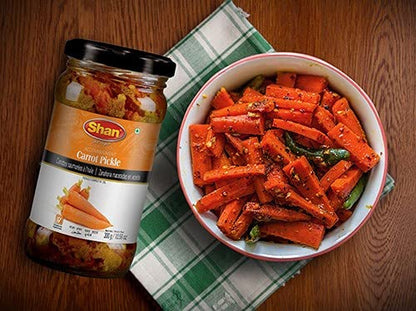 Shan Carrot Pickle 300 gms - Shan Masala