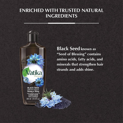Vatika Naturals Black Seed Enriched Hair Oil 300 ml
